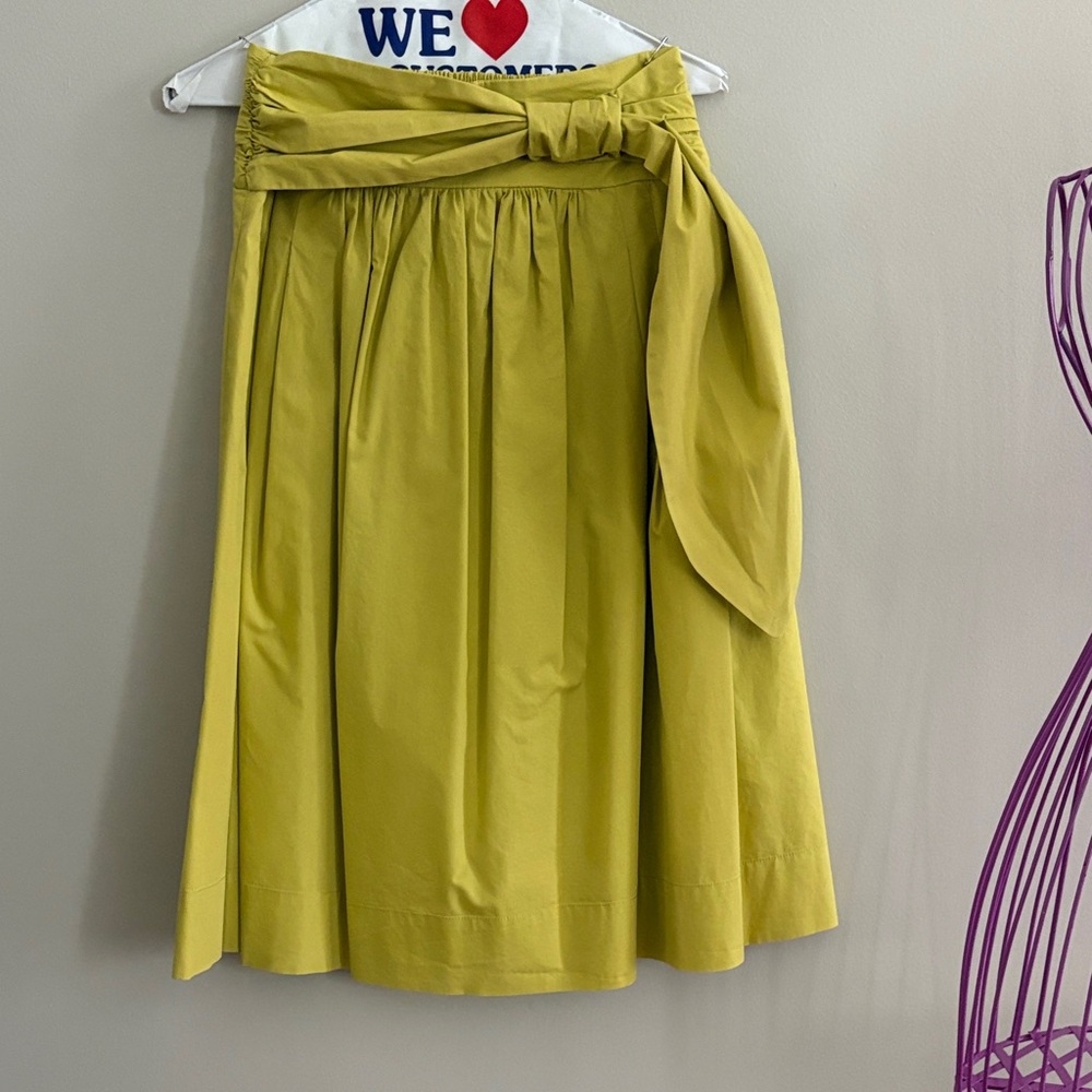 En Saison A-Line Skirt in Mustard Yellow
